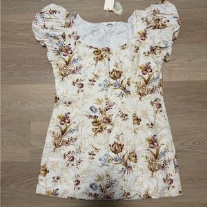 NWT Doen Marci Dress field of tulips